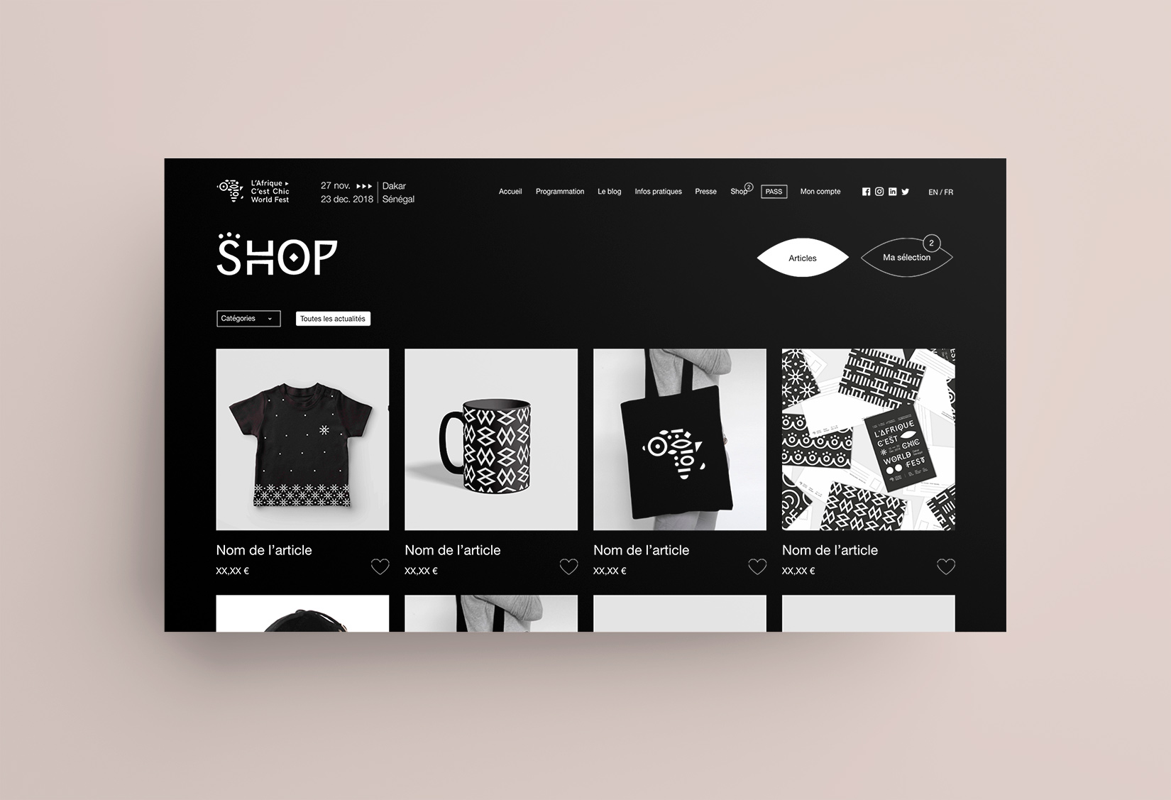 Web design Shop E-commerce