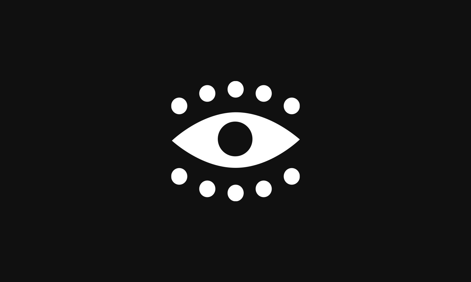 Pictogramme réalisé pour le festival l'Afrique c'est chic. Il représente un oeil stylisé