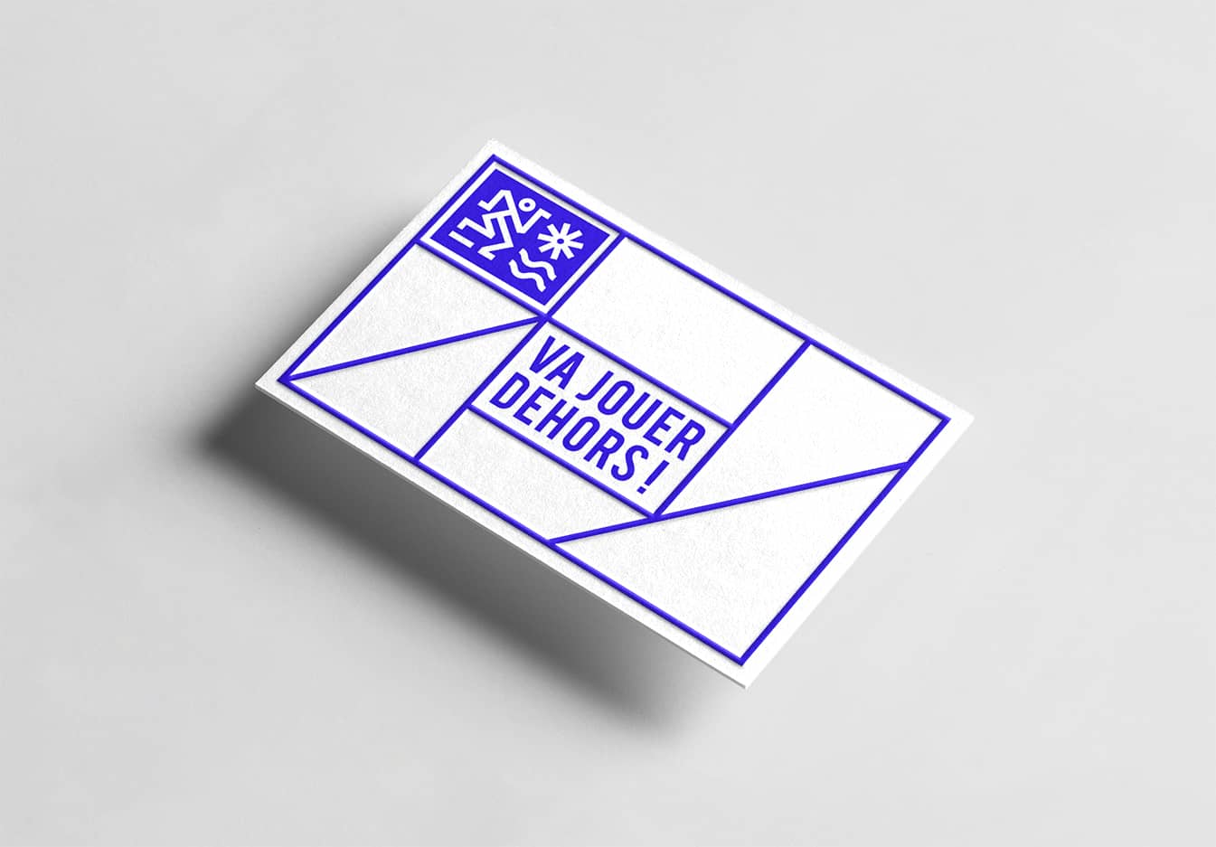 carte de visite de l'association va jouer dehors